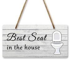Toilet Signs For Bathroom Funny Hanging Sign 10x5 Inch Bathroom Door Signs Toile