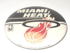 Miami Heat  NBA Team Logo Pinback Button 2 1/2"