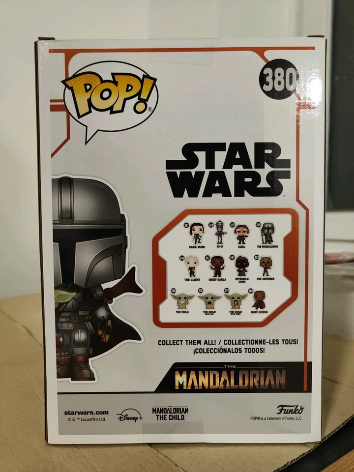 Funko Pop The Mandalorian con The Child 380, Figura 10" (25 cm) - Immagine 4 di 4