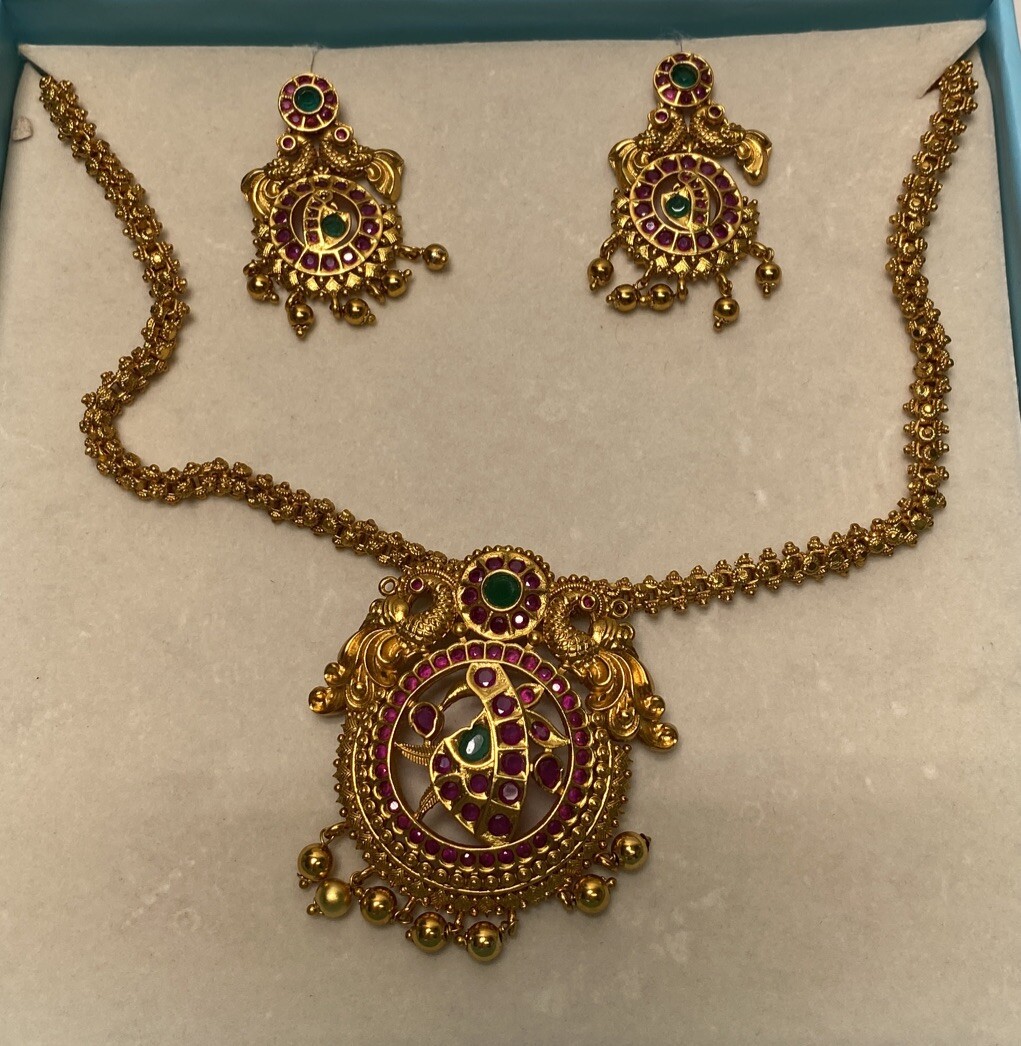 Tarinika Indian Necklace Set (Nakshatra CZ Necklace Set) Ready to Ship in  USA