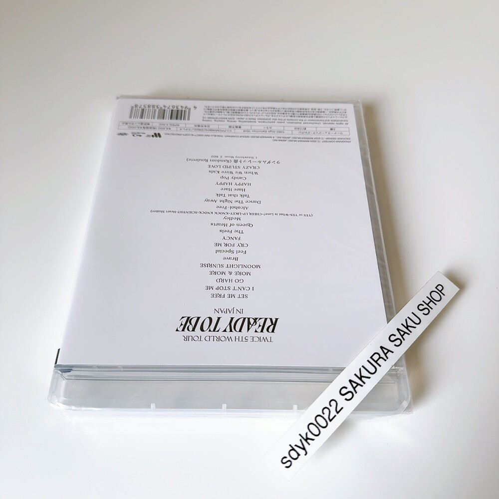 TWICE 5TH WORLD TOUR READY TO BE in JAPAN Blu-ray Regular