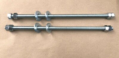 1/2 ''-13 Threaded Rod Bar Studs With Nuts and Washer (2 piece)