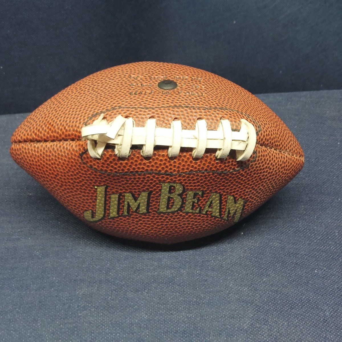 Vintage Collector's Jim Beam Leather Mini Football Rare Find! | eBay