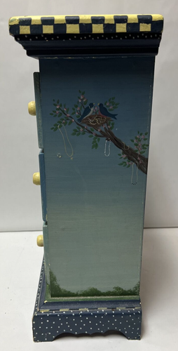 My Favorite Things 4 Drawer Cabinet Organizer Case Wooden Storage Box 6.5lb - Picture 9 of 12