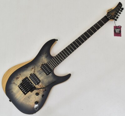 Schecter Reaper-6 FR Guitar Satin Charcoal Burst B-Stock 0543
