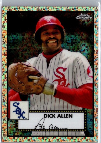2021 Chrome Platinum Anniversary Rose Gold Mini-Diamond Refractor /75 Dick Allen
