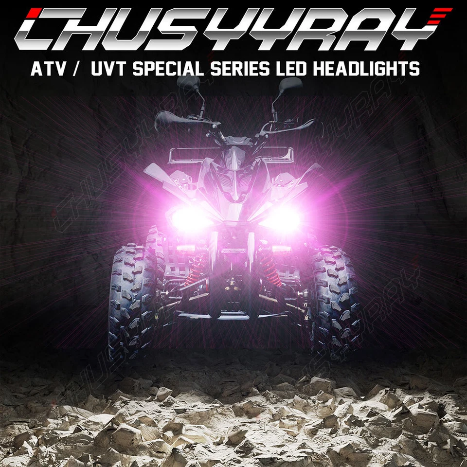 Super For Can-Am Outlander Renegade Commander 1000 500 800R LED Headlights Bulbs - Image 2 of 4