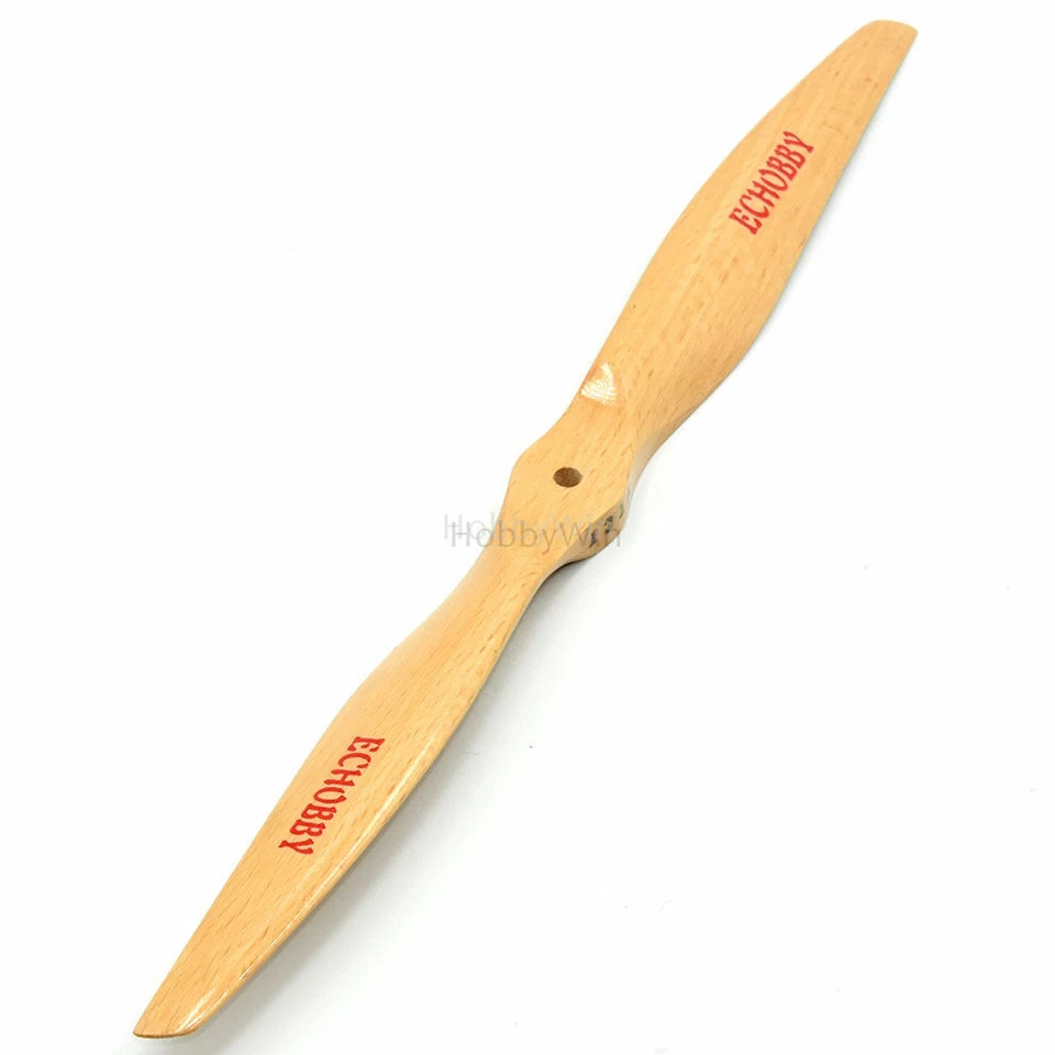 10x6 Electric Wooden Propeller 6mm Bore RC Model Plane Warbird Beech Wood Blades - Image 2 of 4