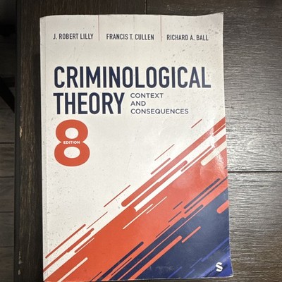 SAGE Criminological Theory: Context and Consequences 8th Ed 2019 Paperback