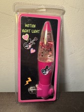 New Lava Lamp Nightlight Glitter Sparkle Wall Plug In. Pink Glitter 2007