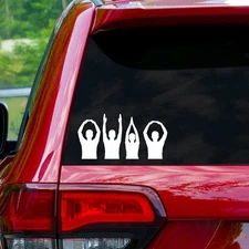 OHIO Arms Silhouette 6" Wide Decal Window, Laptop Sticker 28 Different Colors!