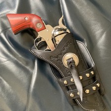 LEATHER SINGLE ACTION REVOLVER FAST DRAW HOLSTER FOR Revolver/Pistol