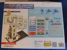 Bric: Structures Snap Circuits by ELENCO Electronics TOY Kit NICE! & Legos fit