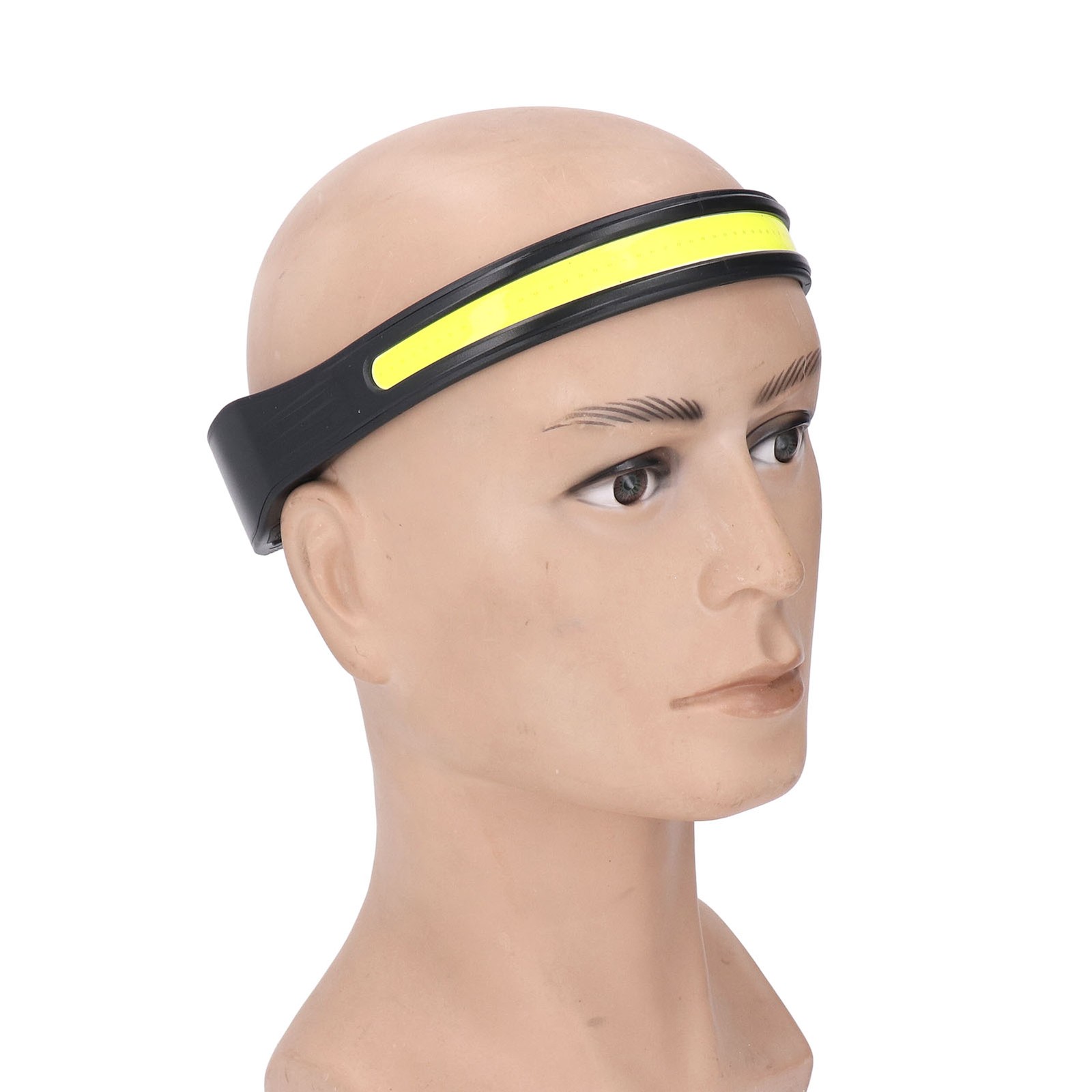 LED Headlamp COB 260° Wide Angle 350lm Output Wearable Weaning Light 3 Modes For