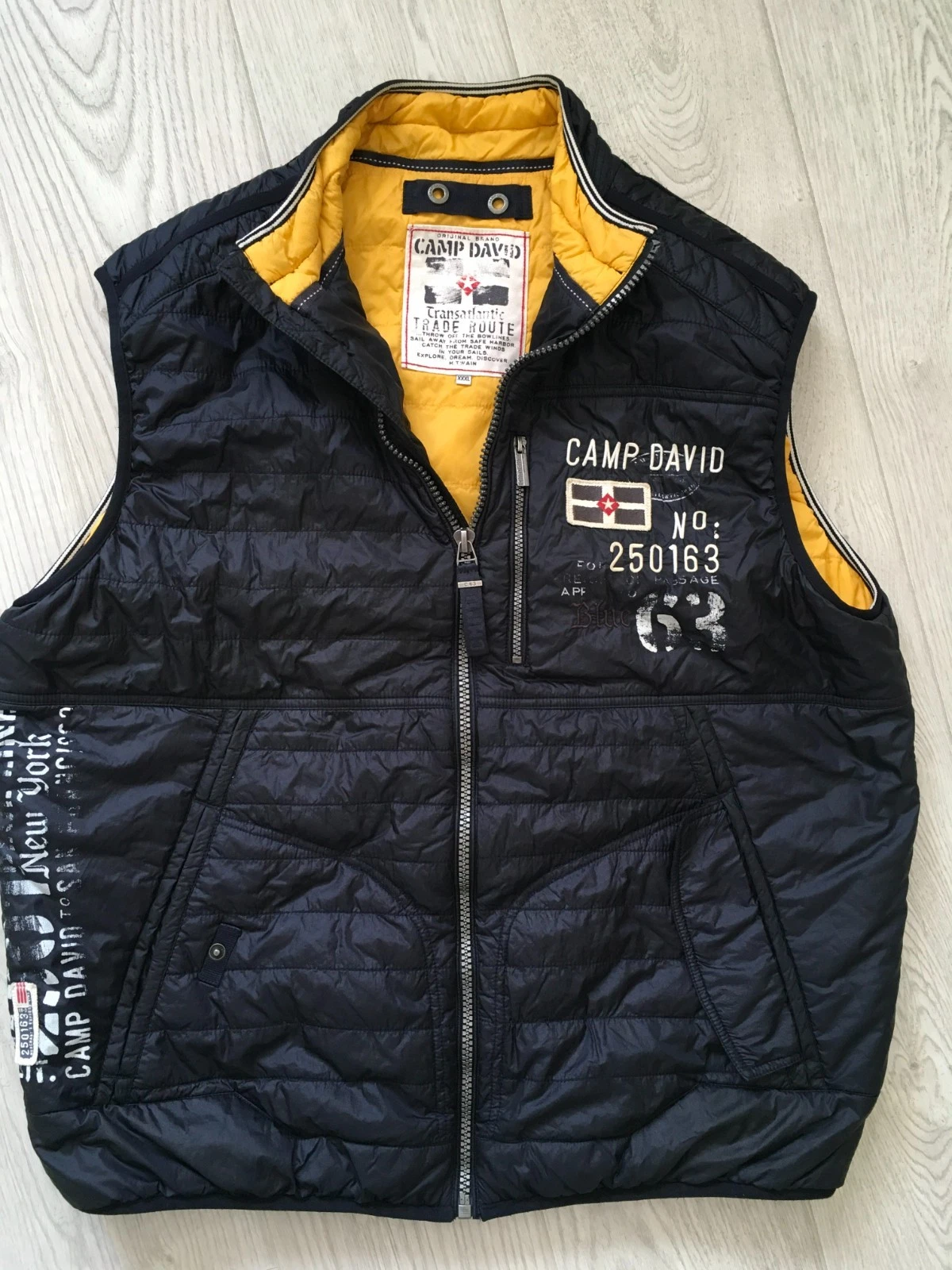 Camp David Vest Men's Jacket Size: 3XL