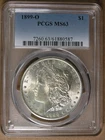 $1 1899-O Morgan Silver Dollar PCGS MS63 New Orleans Mint * AvenueCoin