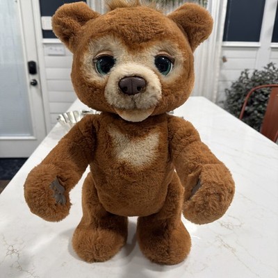 FurReal Cubby The Curious Bear Interactive Animated Talking Plush