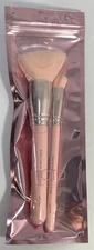 NEW (2X) MOTD Cosmetics 2-pc Pink Makeup Brush Set B250 Bronzer + C119 Concealer