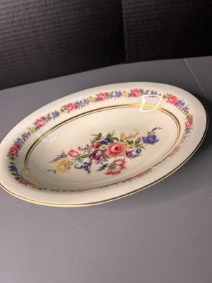 Castleton China  Manor  Pattern 11'' × 8'' Vintage Oval Vegetable Serving Bowl