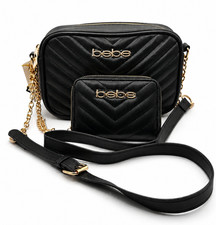 Bebe Women's Tyler Camera Crossbody Bag with Wallet New With Tags