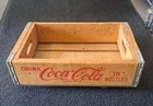 Coca Cola Wooden Bottle Case Vintage Drink Coca-Cola In Bottles Grand Island NE