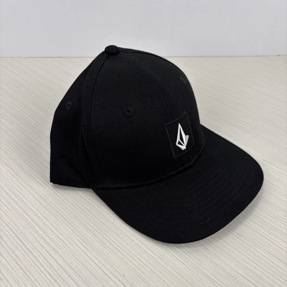 Volcom V Square Snapback Hat Cap Black Adult One Size NWT - Image 3 of 4