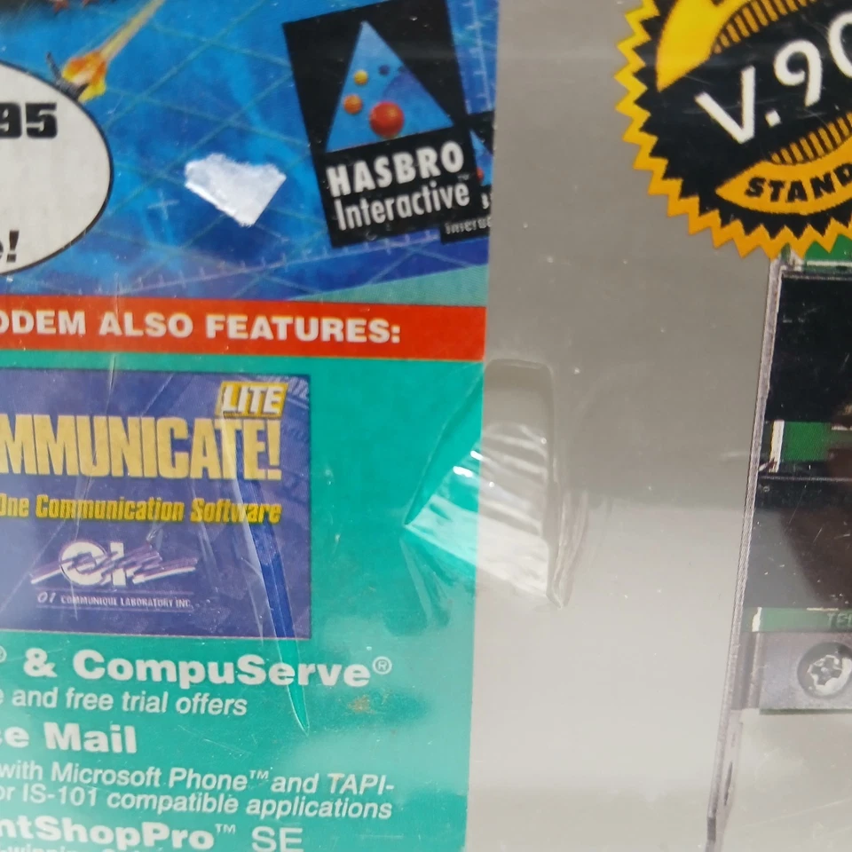 Zoom/fax Modem 56k Dual Standard comes with battle ship on cd rom - Image 2 of 4