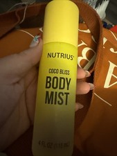 Nutrius Coco Bliss Body Mist 4 Oz