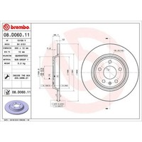 Brembo 2X Bremsscheibe Hinten Ø300 Mm Voll FüR Audi A4 Avant 8W5 B9 2.0 TDI 35
