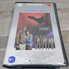 The Right Stuff Warner Home Video Beta / Beta Max Clamshell Two Tapes. RARE