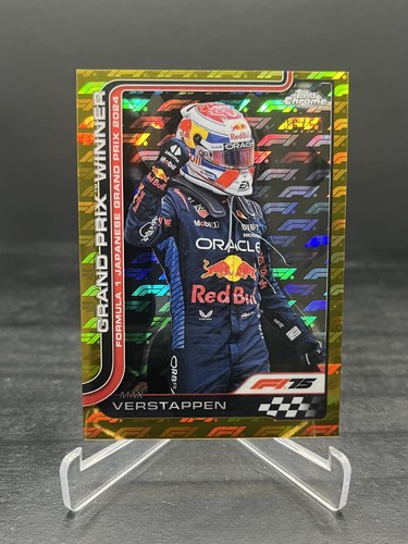 2025 Topps Chrome Formula 1 Logofractor Max Verstappen Gold 06/50 #96