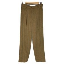 GIORGIO ARMANI Giorgio Armani Two-pleat Pants, Size 44, Camel Women USED