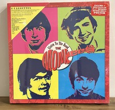 The Monkees- Listen To The Band RARE 4 Cassette Box Rhino 1991 * SEALED *