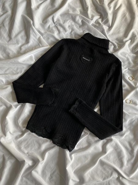 Women Dolce & Gabbana Turtleneck Black Wool S