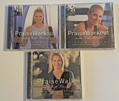 Praise Workout-Worship Songs for Working Out & Praise Walk with Kim Alexis 3 CDs