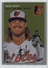 2023 Topps Chrome Platinum Anniversary Refractor Nick Vespi #91 3q7