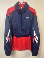 Vintage Reebok Windbreaker Big Logo Mens Size...