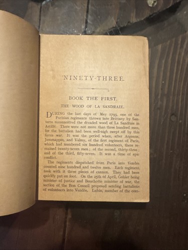 Threeundneunzig 93 von Victor Hugo Antik Hardcover DR2 - Bild 7 von 8