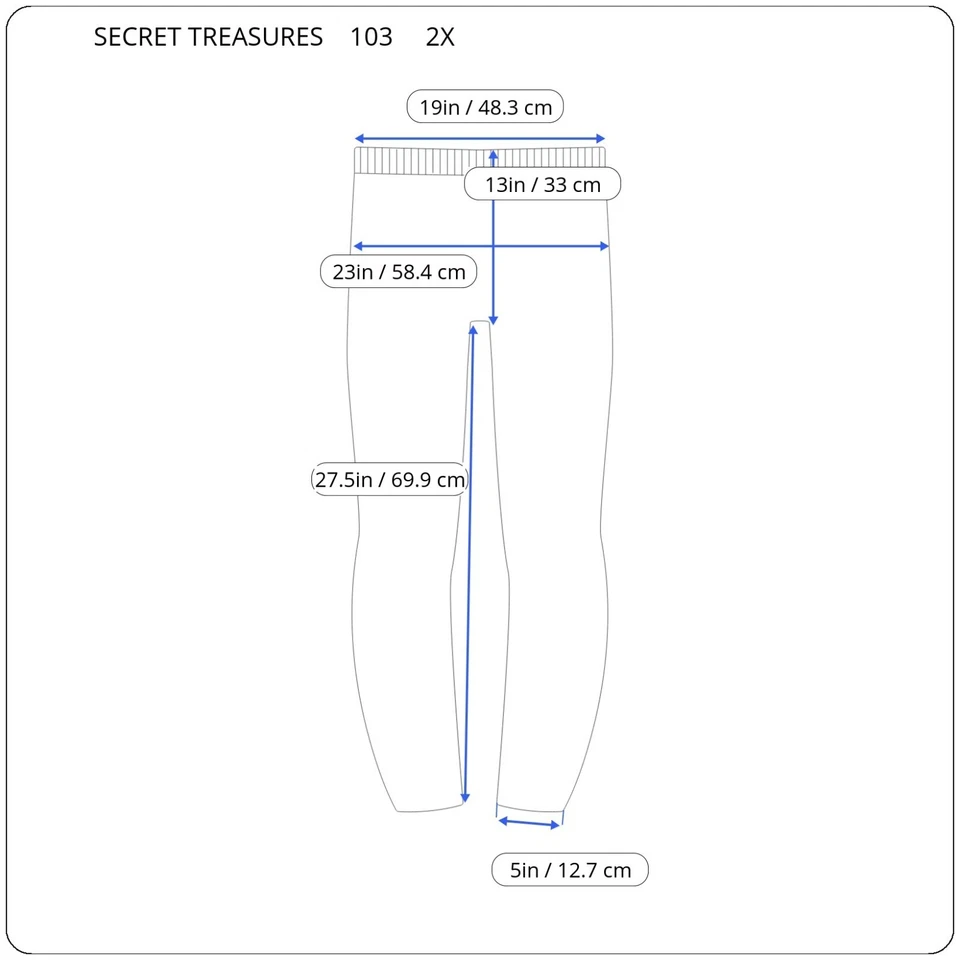 Pantalones de pijama Secret Treasures para mujer 2X Plus osos polares rosa salón Foto 2 de 4