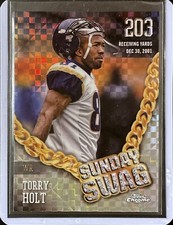 Torry Holt - 2024 Topps Chrome Football - Sunday Swag - X-Fractor #SS-21
