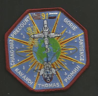 SHUTTLE DISCOVERY STS-91   PATCH  3 1/2  INCHES 