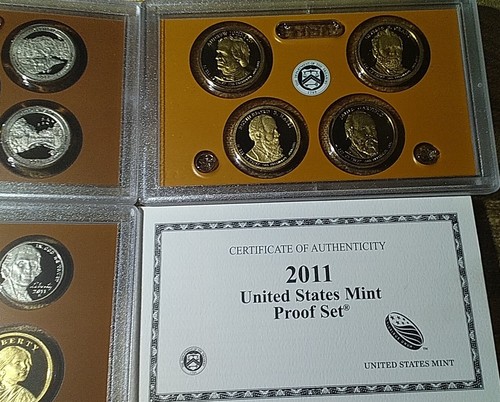 2011-S US Mint 14 Coin Clad Proof Set With OGP & COA - Picture 3 of 5