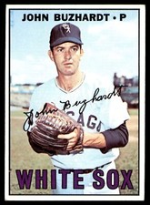 1967 Topps John Buzhardt Chicago White Sox #178
