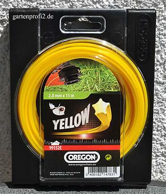 Oregon Yellow Starline Mähfaden 2,0x15m Motorsense