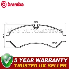 Brembo Rear Brake Pads Set Fits Mercedes Sprinter 2018- 2.0 2.1 CDi 3.0