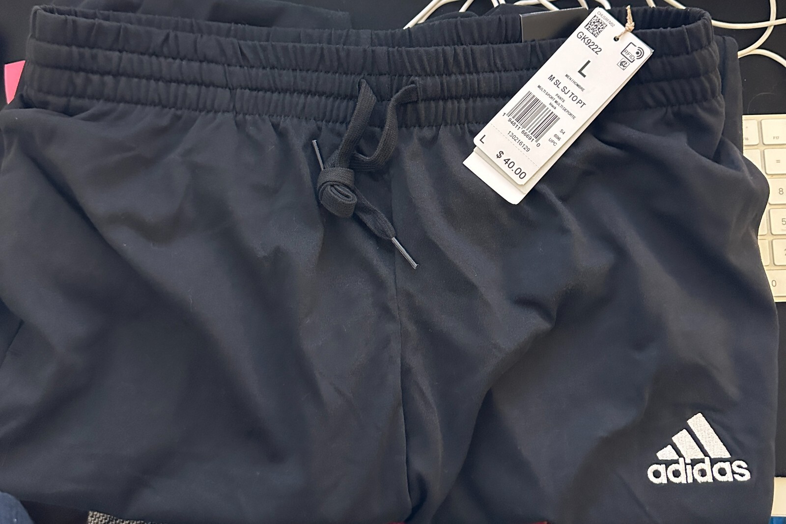 Original Men's Adidas Game & Go Tapered Pants Black Free Shipping New