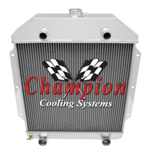Jr Champion 2 Row Radiator Flathead Configuration For 1949 - 1953 Ford Cars Jr Champion 2 Row Radiator Flathead Configuration For 1949 - 1953 Ford Cars