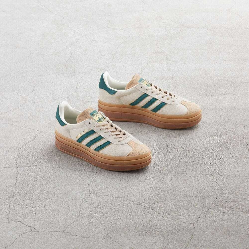 Adidas Originals GAZELLE BOLD Cream /College green ID7056
