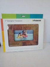 Polaroid Designer Faceplate Frame Brown Family Digital Photo Frame 10x7-1/4 New