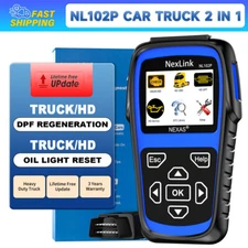 NEXAS NL102P HEAVY DUTY HD TRUCK DIAGNOSTIC SCANNER TOOL CAR CODE READER DPF